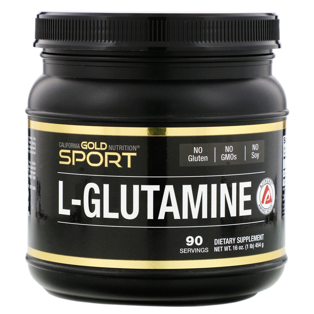 California Gold Nutrition, L-Glutamine Powder, AjiPure, Gluten Free, 16 oz (454 g)