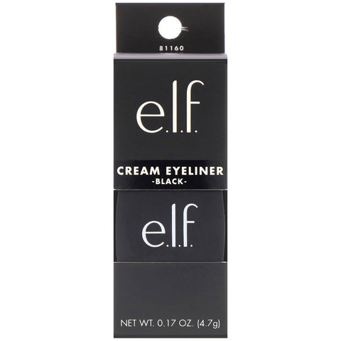 ELF, creme eyeliner, sort, 0,17 oz (4,7 g)