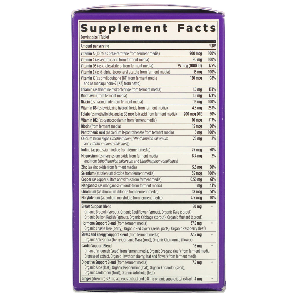 New Chapter, 40+ Every Woman's One Daily Whole-Food Multivitamin, 48 Vegetarian Tablets