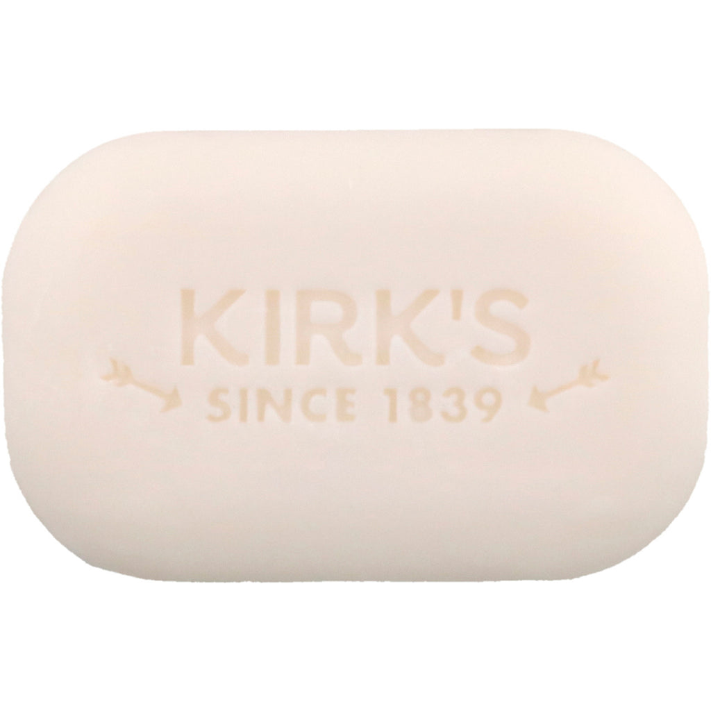 Kirk's, 100 % premium kokosolie blid Castilla sæbe, original frisk duft, 4 oz (113 g)