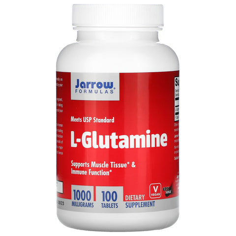 Jarrow Formulas, L-Glutamine, 1000 mg, 100 Tablets