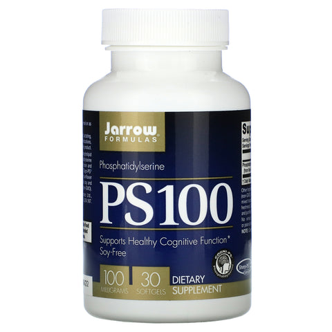 Jarrow Formulas, PS 100, Phosphatidylserine, 100 mg, 30 Softgels