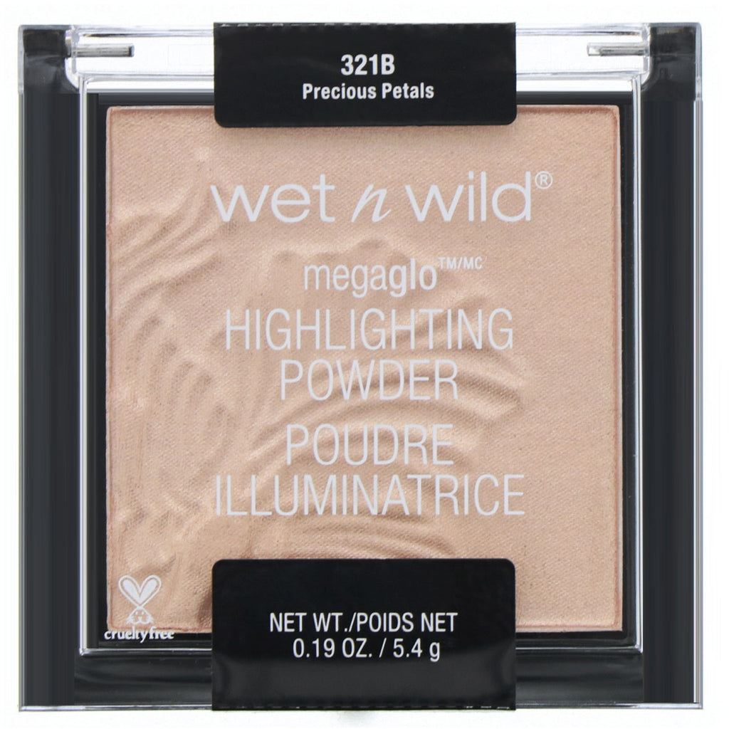 Wet n Wild, Polvo iluminador MegaGlo, Pétalos preciosos, 5,4 g (0,19 oz)