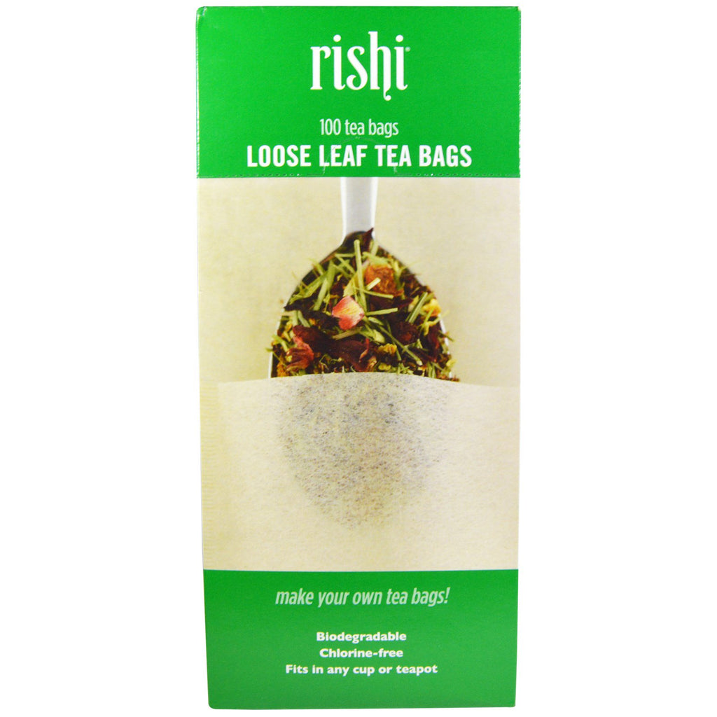 Rishi Tea, Loose Leaf Tea Bags, 100 Tea Bags