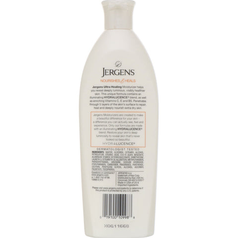 Jergens, Ultra Healing, humectante para piel extra seca, 10 fl oz (295 ml)