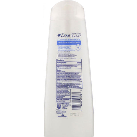 Dove, Dermacare, Hovedbund, Anti-Skælshampoo, Kokosnød & Hydration, 12 fl oz (355 ml)