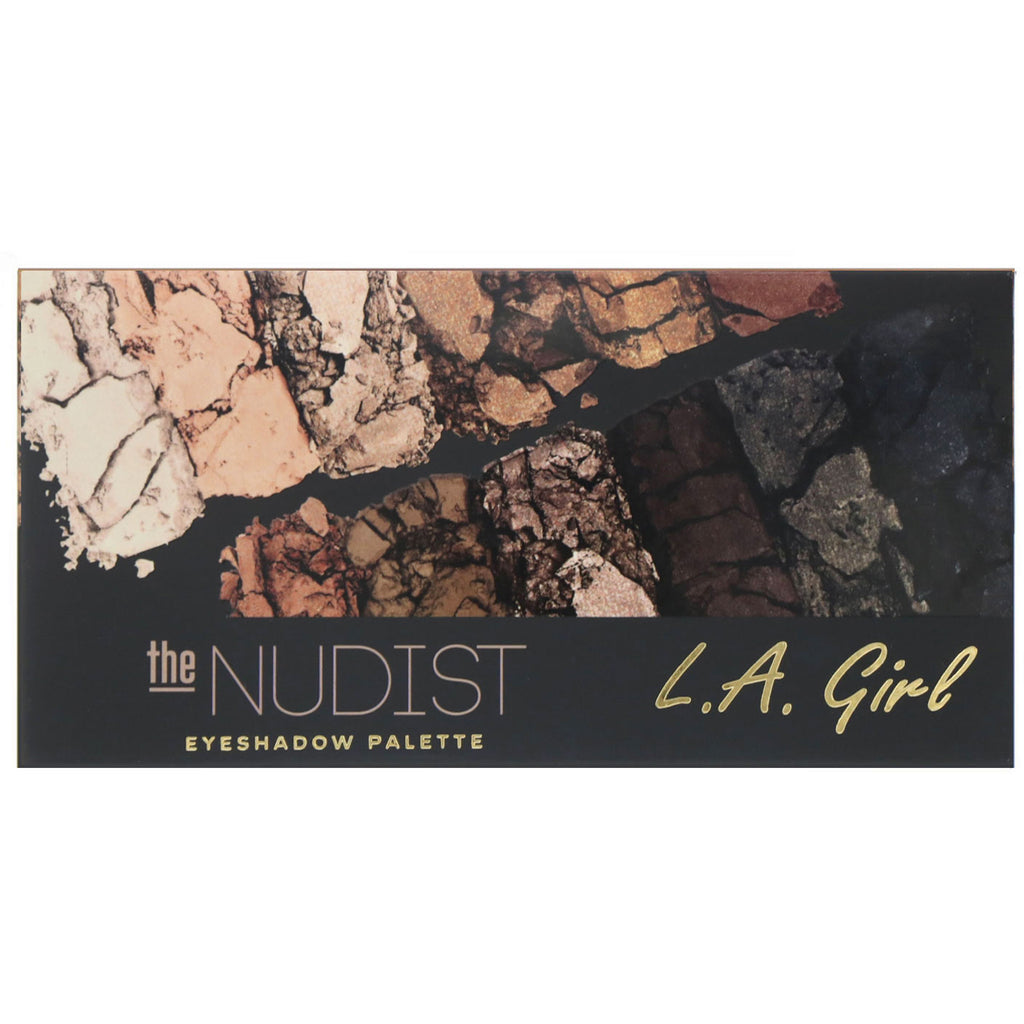LA Girl, Paleta de sombras de ojos The Nudist, 1 g (0,035 oz) cada una