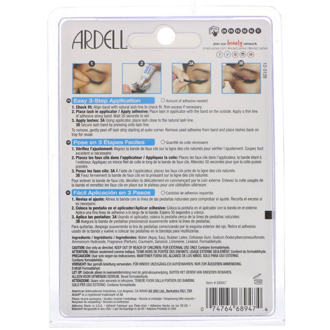 Ardell, Deluxe Pack, Wispies-vipper med applikator og øjenvippeklæber, 1 sæt