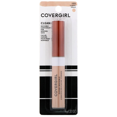 Covergirl, Clean Invisible Concealer, 125 Light, 0,32 oz (9 g)