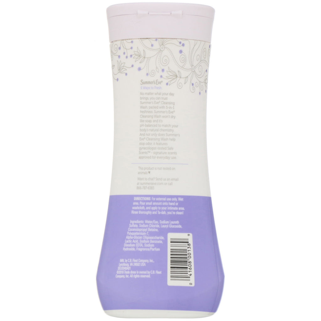 Summer's Eve, 5 in 1 Cleansing Wash, Delicate Blossom, 15 fl oz (444 ml)