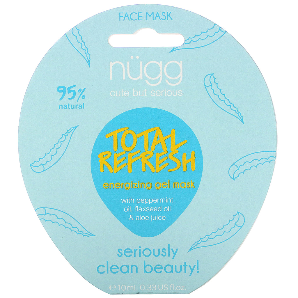 Nugg, Total Refresh Energizing Gel Mask, 0.33 fl oz (10 ml)
