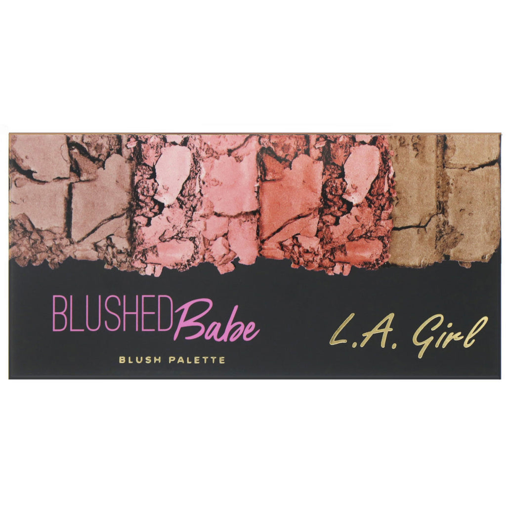 LA Girl, Paleta de rubores Blushed Babe, 4 g (0,14 oz) cada uno