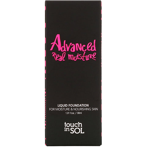 Touch in Sol, Advanced Real Moisture, base líquida, SPF 30 PA++, beige natural n.° 23, 30 ml (1,01 oz. líq.)