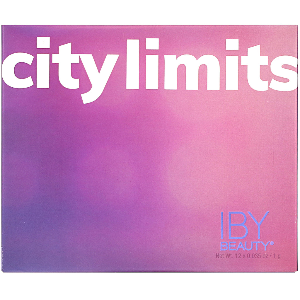 IBY Beauty, Eye Shadow Palette, City Limits, 0.42 oz (12 g)