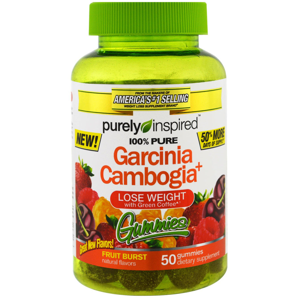 Purely Inspired, Garcinia Cambogia Gummies, Fruit Burst, 50 Gummies