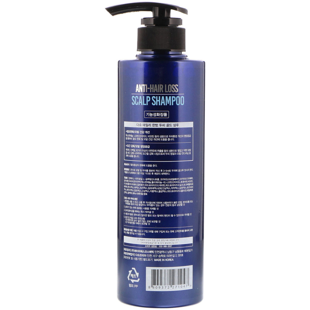 Dashu, Anti-Hair Loss Scalp Shampoo, 16.9 oz (500 ml)