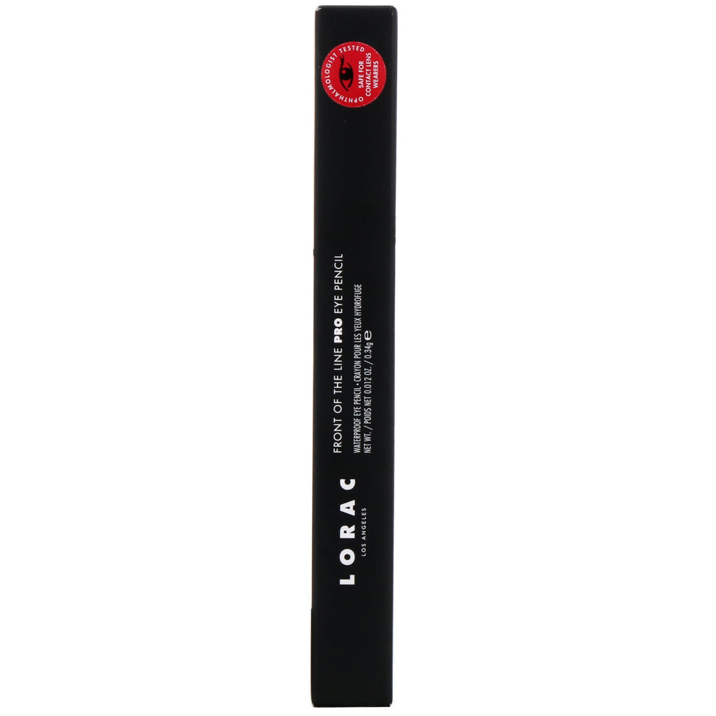 Lorac, Front of the Line, Pro Eye Pencil, Dark Brown, 0,012 oz (0,34 g)