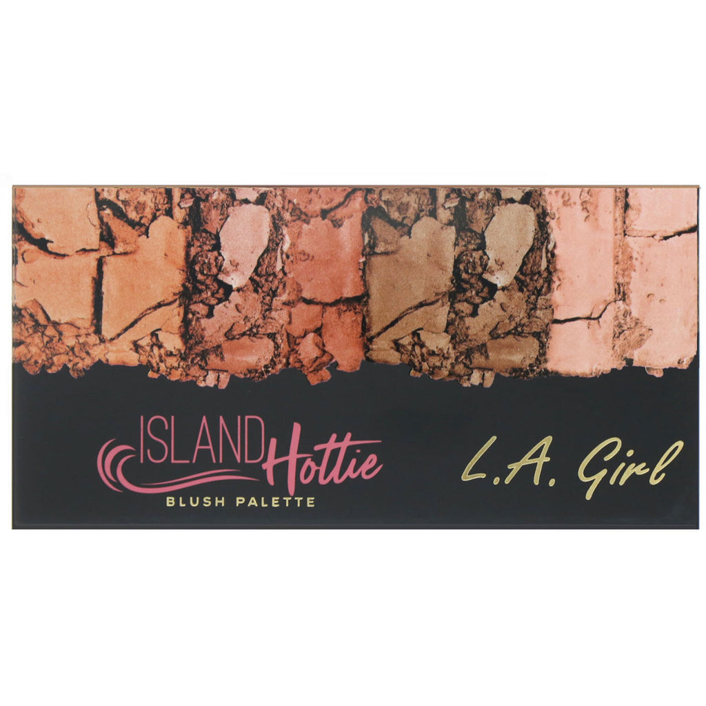 LA Girl, Paleta de rubores Island Hottie, 4 g (0,14 oz) cada una