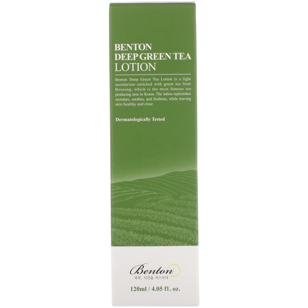 Benton, Loción de té verde intenso, 120 ml (4,05 oz. líq.)