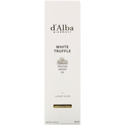 d'Alba, hvid trøffel, Prestige vandig olie, 1,01 fl oz (30 ml)