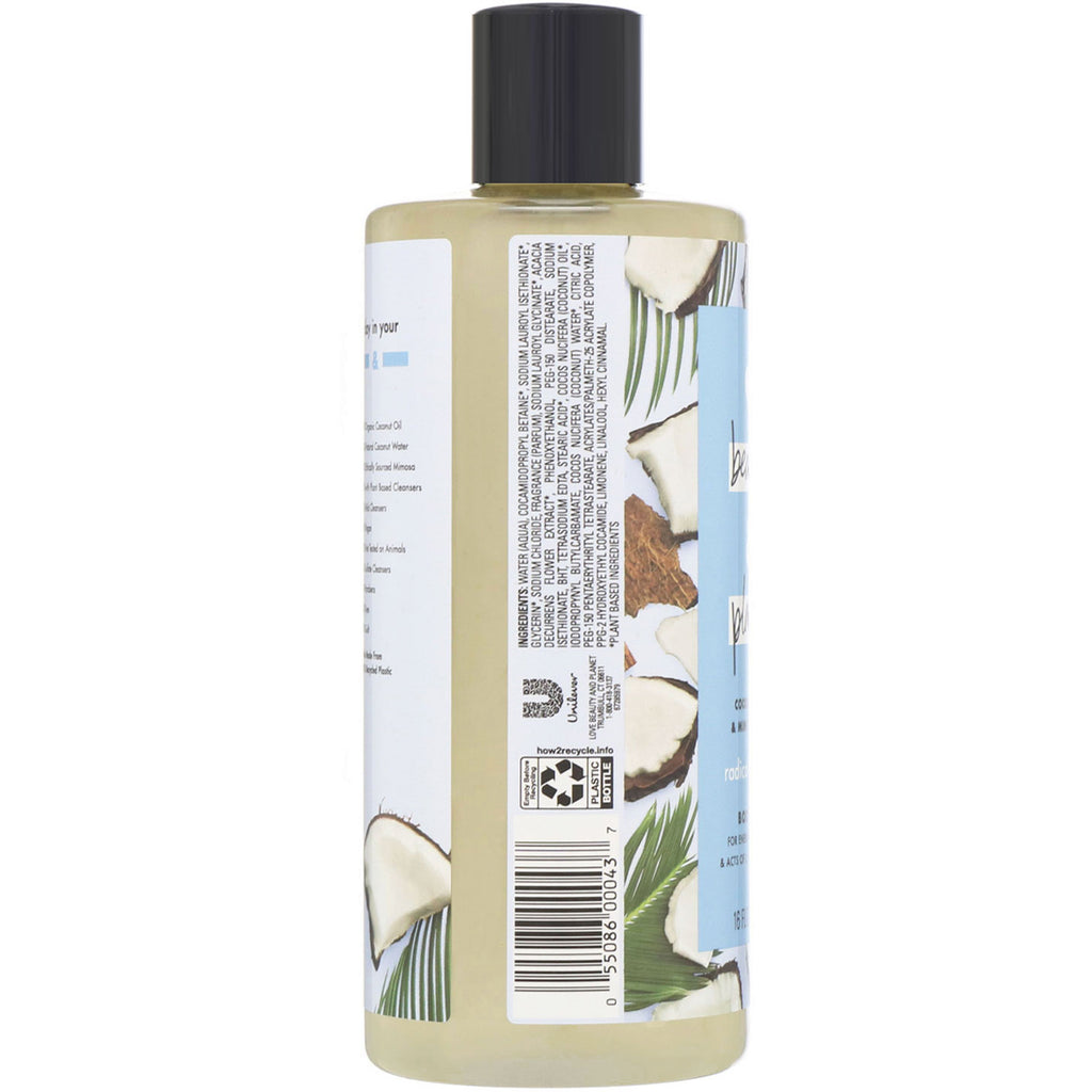 Love Beauty and Planet, Radical Refresher Body Wash, Coconut Water &amp; Mimosa Flower, 16 fl oz (473 ml)