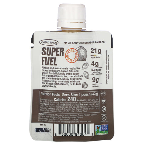 SuperFat, Keto-nøddesmør, Protein, 1,5 oz (42 g)