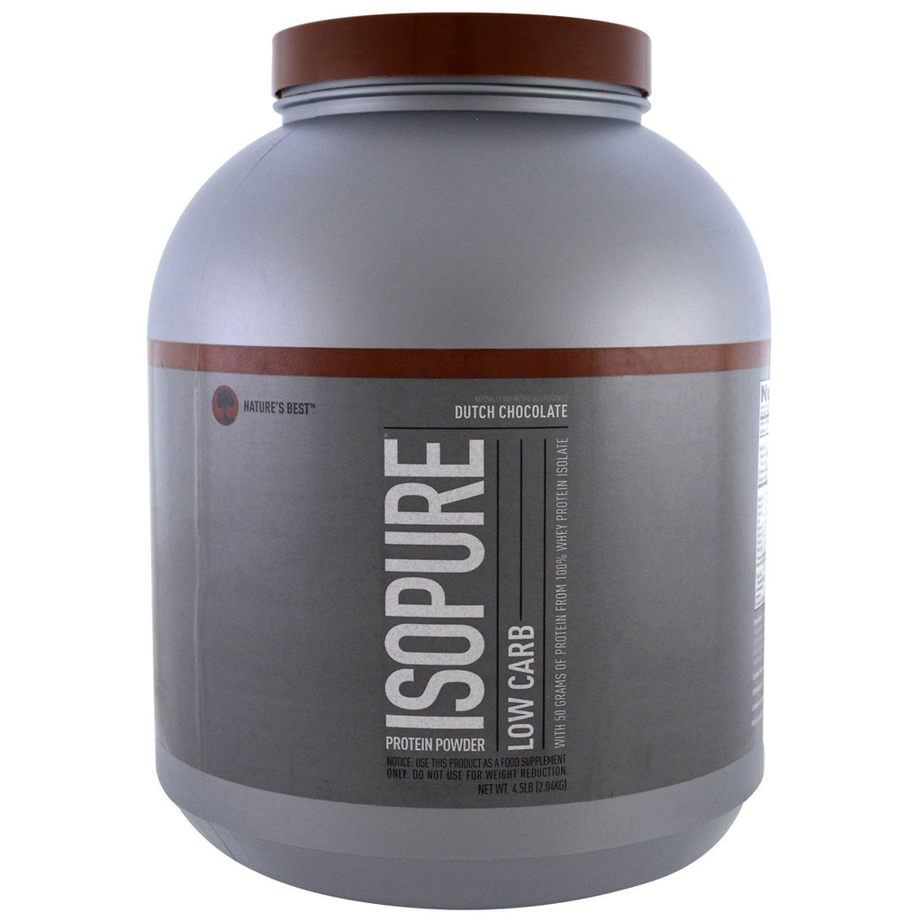 Isopure, Low Carb Protein Powder, Dutch Chocolate, 4.5 lbs (2.04 kg)