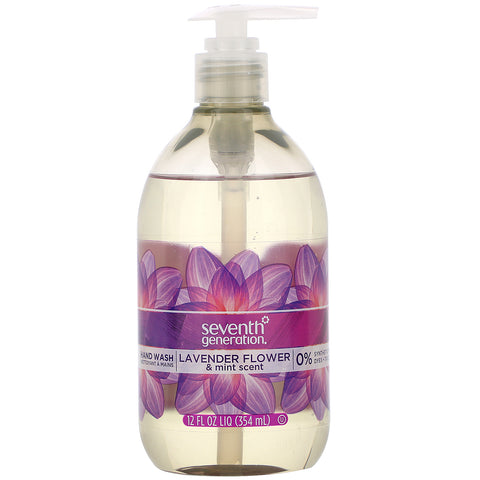 Seventh Generation, Hand Wash, Lavender Flower & Mint, 12 fl oz (354 ml)