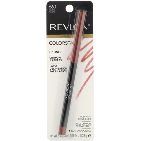 Revlon, Colorstay, Lip Liner, 660 Mauve, 0.01 oz (0.28 g)