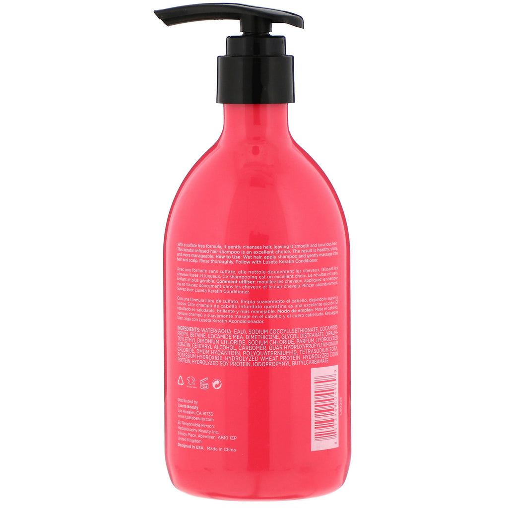 Luseta Beauty, Keratin, Shampoo, 16,9 fl oz (500 ml)