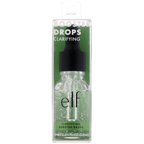E.L.F., Clarifying Booster Drops, 0.51 fl oz (15 ml)