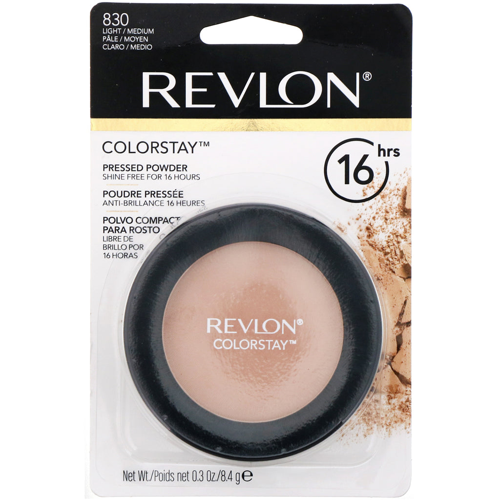 Revlon, Colorstay, Polvo compacto, 830 ligero/medio, 8,4 g (0,3 oz)