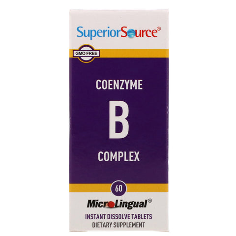 Superior Source, CoEnzyme B Complex, 60 Instant Dissolve Tablets
