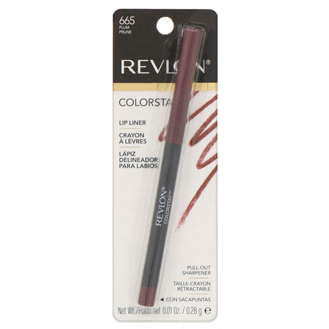 Revlon, Colorstay, Lip Liner, Plum 665, 0,01 oz (0,28 g)
