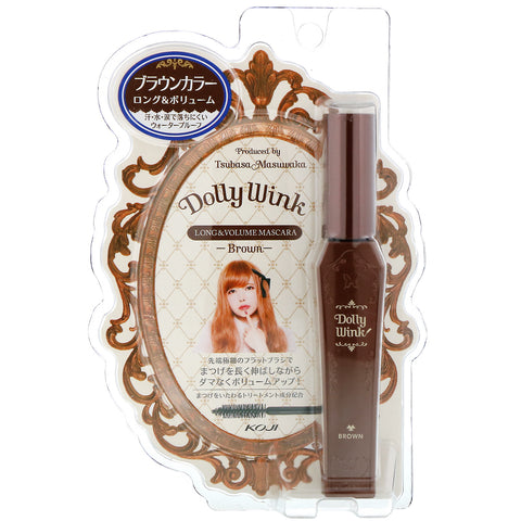 Koji, Dolly Wink, Long & Volume Mascara, brun, 0,3 oz (8,5 g)