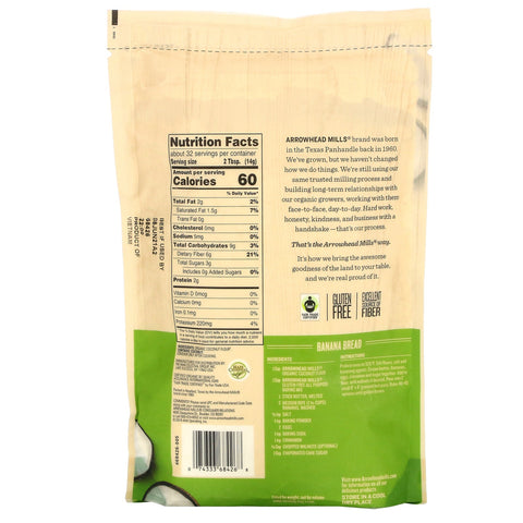 Arrowhead Mills,  Coconut Flour, Gluten Free, 16 oz (453 g)