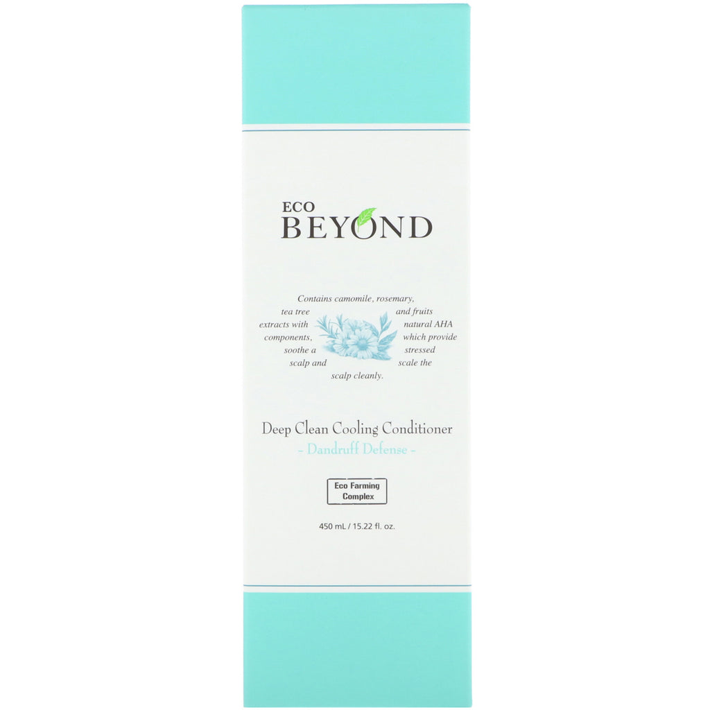 Beyond, Acondicionador refrescante de limpieza profunda, defensa contra la caspa, 15,22 fl oz (450 ml)