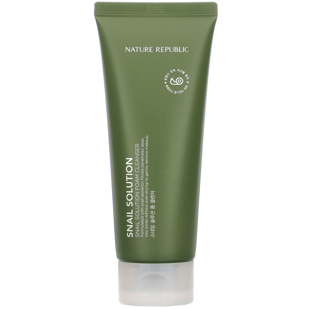 Nature Republic, Snail Solution, Foam Cleanser, 5.07 fl oz (150 ml)