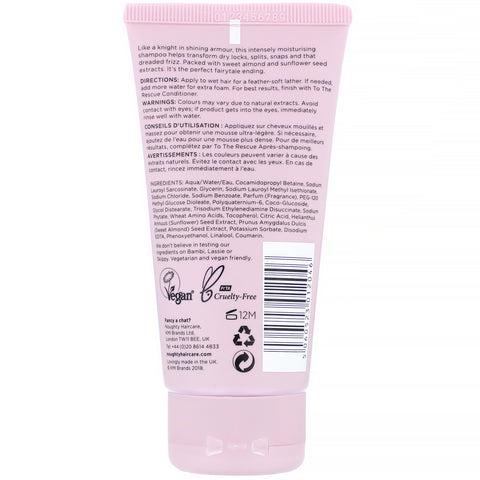 Noughty, To The Rescue, Moisture Boost Shampoo, For Frizzy and Damaged Hair, 2.5 fl oz (75 ml)
