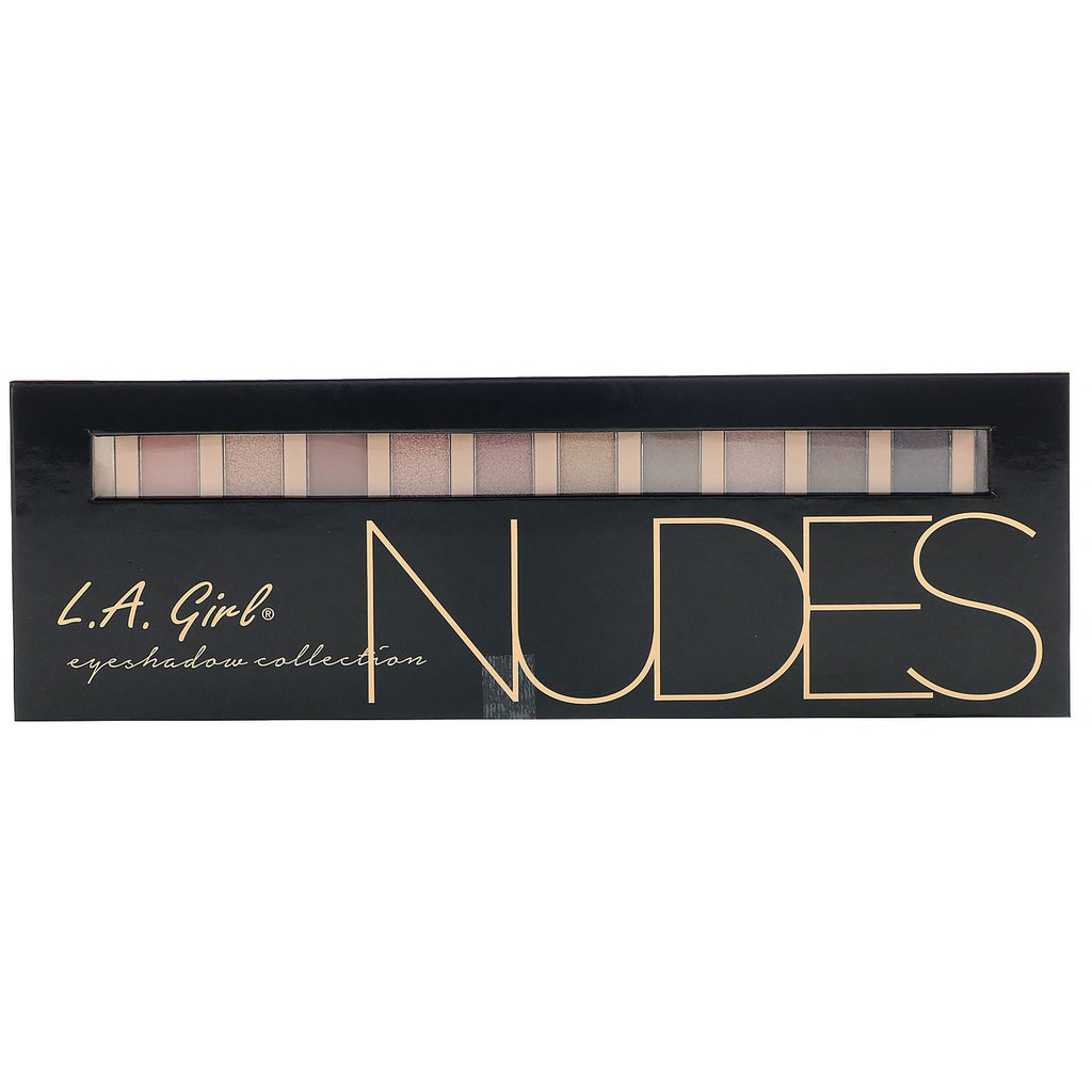 LA Girl, Beauty Brick, Paleta de sombras de ojos Nudes, 12 g (0,42 oz)