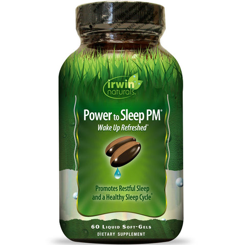 Irwin Naturals, Power to Sleep PM, 60 Liquid Soft-Gels