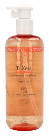 Avene TriXera Nutrition Nutri-Fluid Cleanser Gel 500 ml