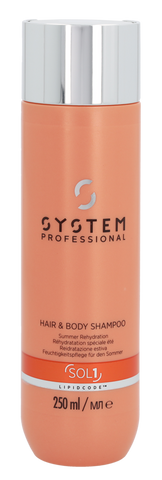 Wella System P. - Solar Hair &amp; Body Shampoo SOL1 250 ml