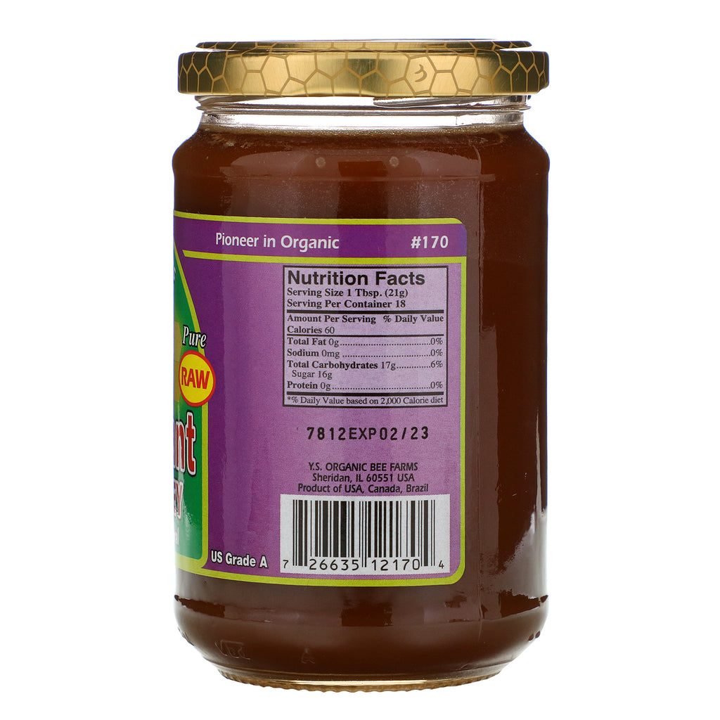 YS Eco Bee Farms, Antioxidant Power Honey, 13,5 oz (383 g)