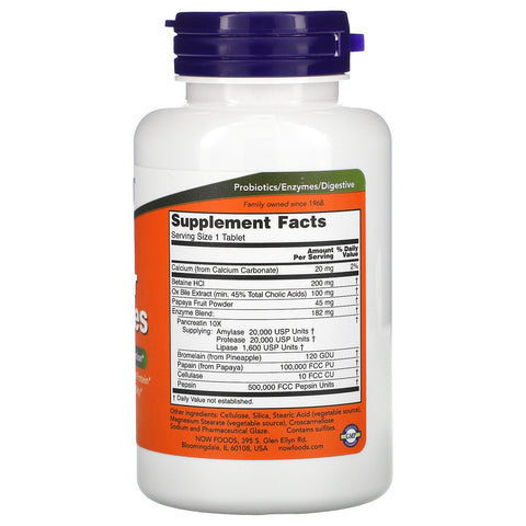 Now Foods, Super Enzymes, 90 Tablets
