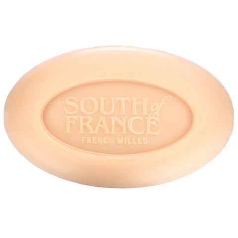Sur de Francia, barra de jabón molido francés con manteca de karité, flor de cerezo, 6 oz (170 g)