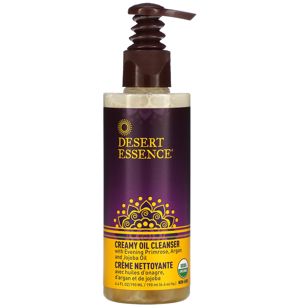 Desert Essence, Creamy Oil Cleanser, 6.4 fl oz (190 ml)