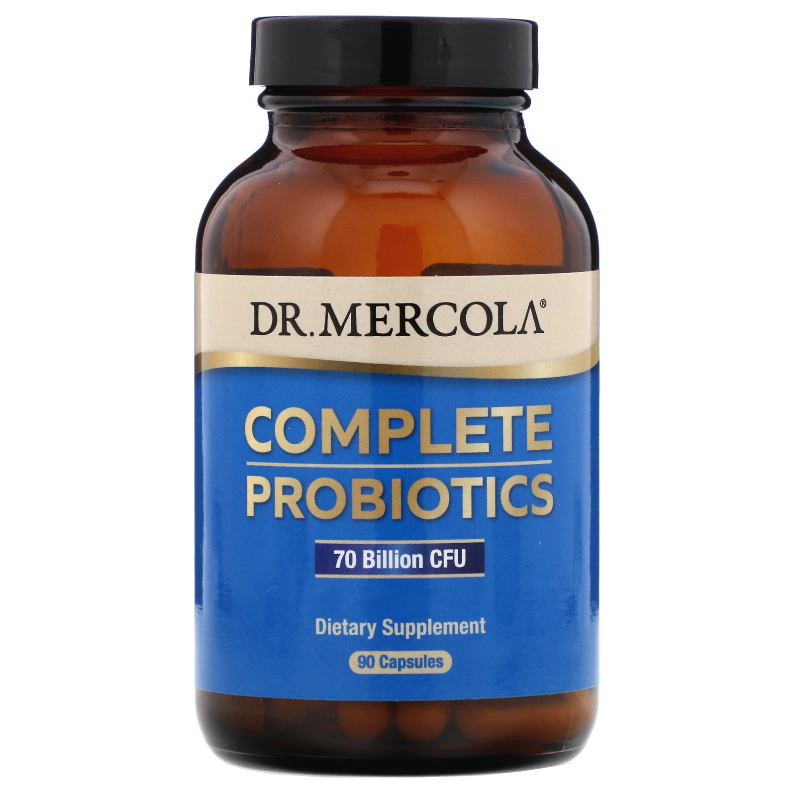 Dr. Mercola, Complete Probiotics, 70 Billion CFU, 90 Capsules