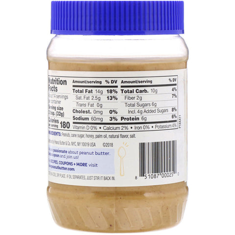 Peanut Butter & Co., Mantequilla de maní para untar, The Bee's Knees, 16 oz (454 g)