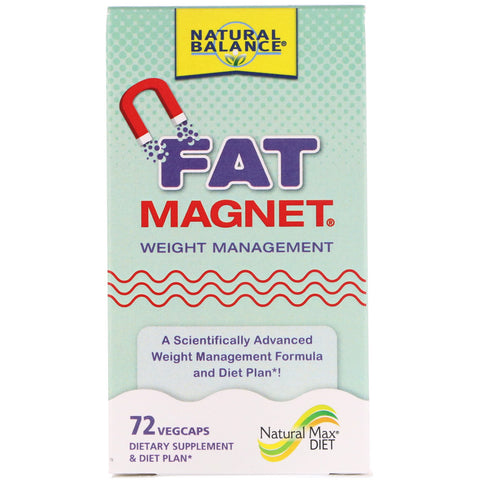 Natural Balance, Fat Magnet, Weight Management, 72 Vegcaps